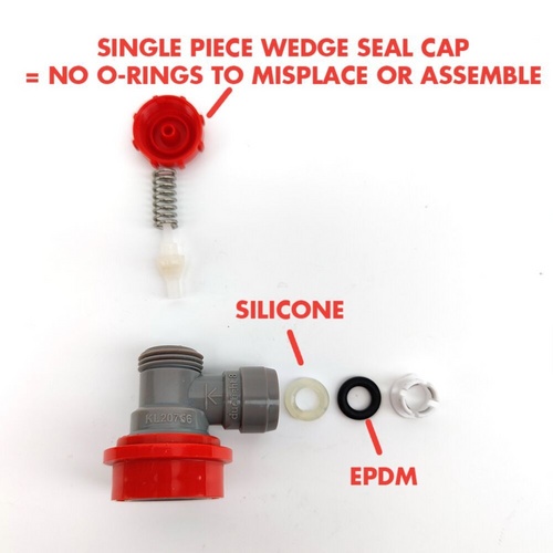 Duotight Ball Lock GAS Disconnect - 8 mm (5/16 in.)