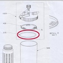Replacement Silicone O-Ring for Enolmatic Tandem Filter Housing Lid