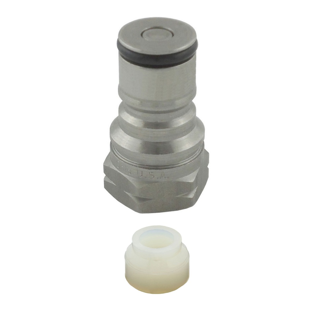 TANK PLUG-W/INSERT, GAS, (FOR FIRESTONE BALL-LOCK) - insert