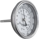 1/2 in. MPT Dial Thermometer for Kettles - 3 in. Face