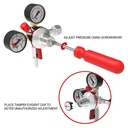 Micro Matic Premium Plus Double Gauge CO2 Regulator for Beer