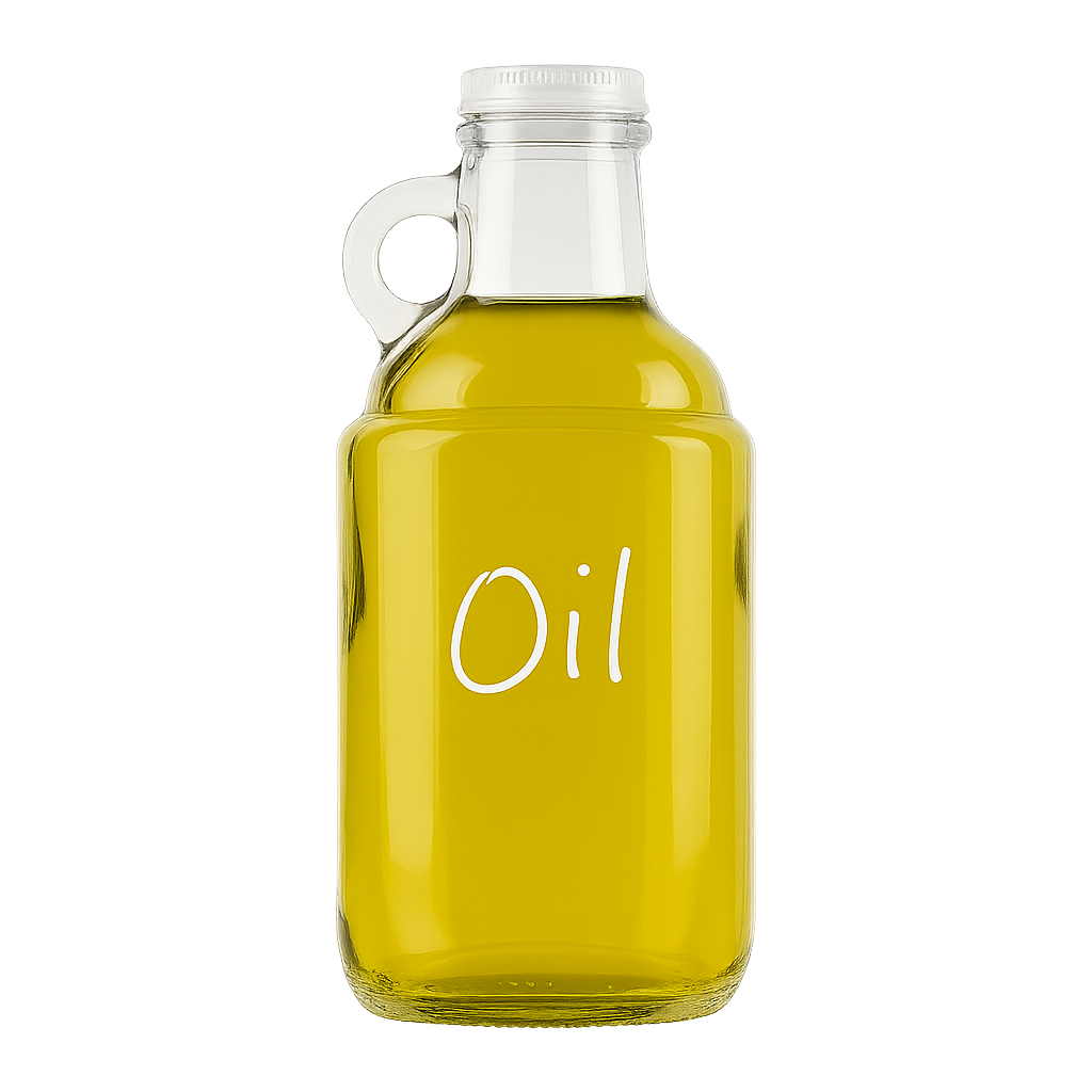 Clear Farmhouse Growler 750mL – Rustic Glass Bottle for Beverages & Storage