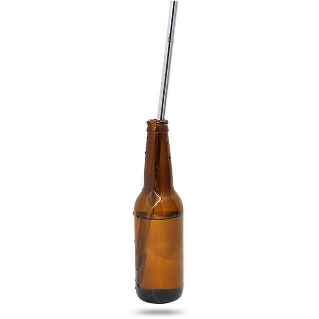 Stainless Steel Bottle Filler with Spring Tip and 3/8 in. Fitting