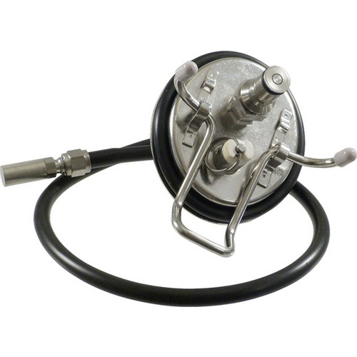 Carbonating Corny Keg Lid with Carb Stone - Beer Carbonator