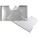 12 in. Stainless Steel Wrap Around Drip Tray with Cutout