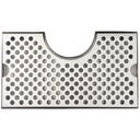 12 in. Stainless Steel Wrap Around Drip Tray with Cutout