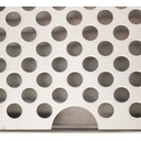 12 in. Stainless Steel Wrap Around Drip Tray with Cutout
