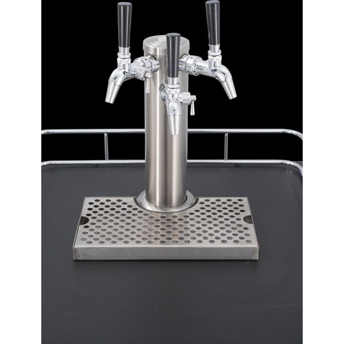12 in. Stainless Steel Wrap Around Drip Tray with Cutout