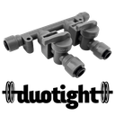 Duotight 2-Way Gas Manifold with Check Valves — 8mm Push-In Tubing