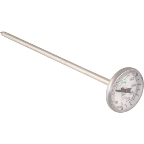 Mini Dial Thermometer with 1 in. Dial and 5 in. Probe | 0 - 220F
