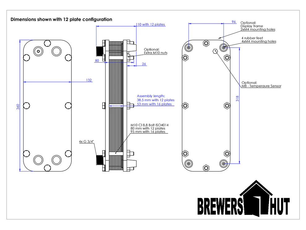 Brewers Hut Easy Clean Plate Chiller