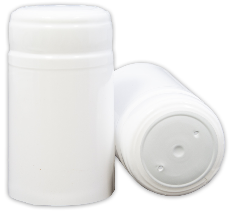 White Shrink Caps for Wine Bottles - Pack of 30
