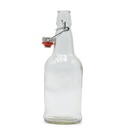 16 oz. Clear Swing Top Bottles - Case of 12