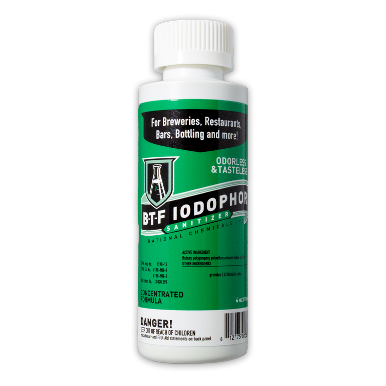BTF Iodophor Sanitizer - 4 oz.