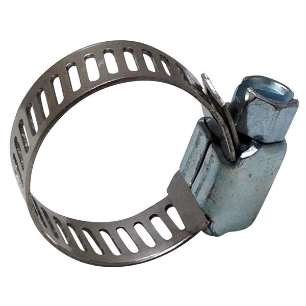 Large Worm Clamp for 5/16 - 7/8 in. OD Tubing - Stainless Steel