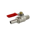 Shutoff Valve with Check - 1/4 in. MPT x 3/8 in. Barb