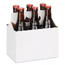 White 6-Pack Beer Carrier