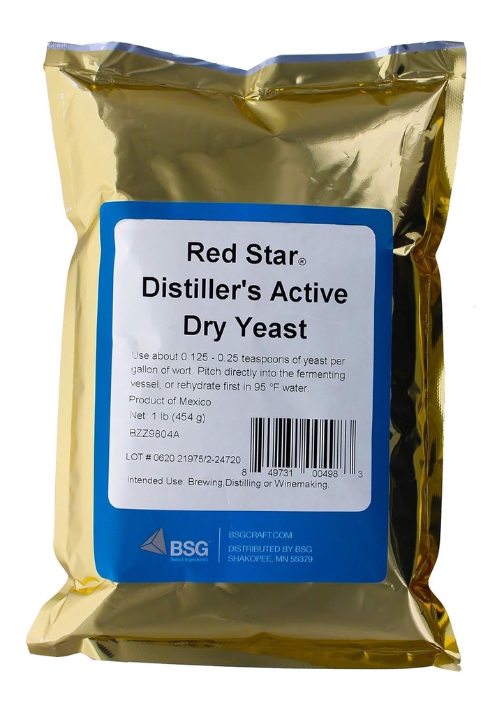 Red Star Distillers Active Dry Yeast (DADY) - 1 lb.