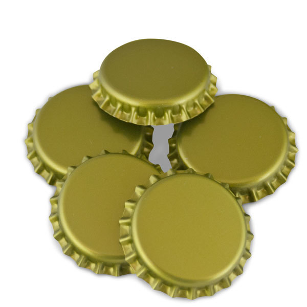 Gold Bottle Caps O2 Barrier, 144 ct. (Crown Caps)