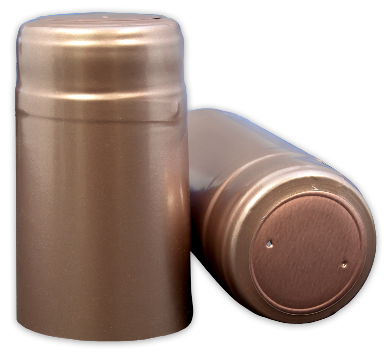 Dusty Rose Shrink Caps for Wine Bottles - Pack of 30