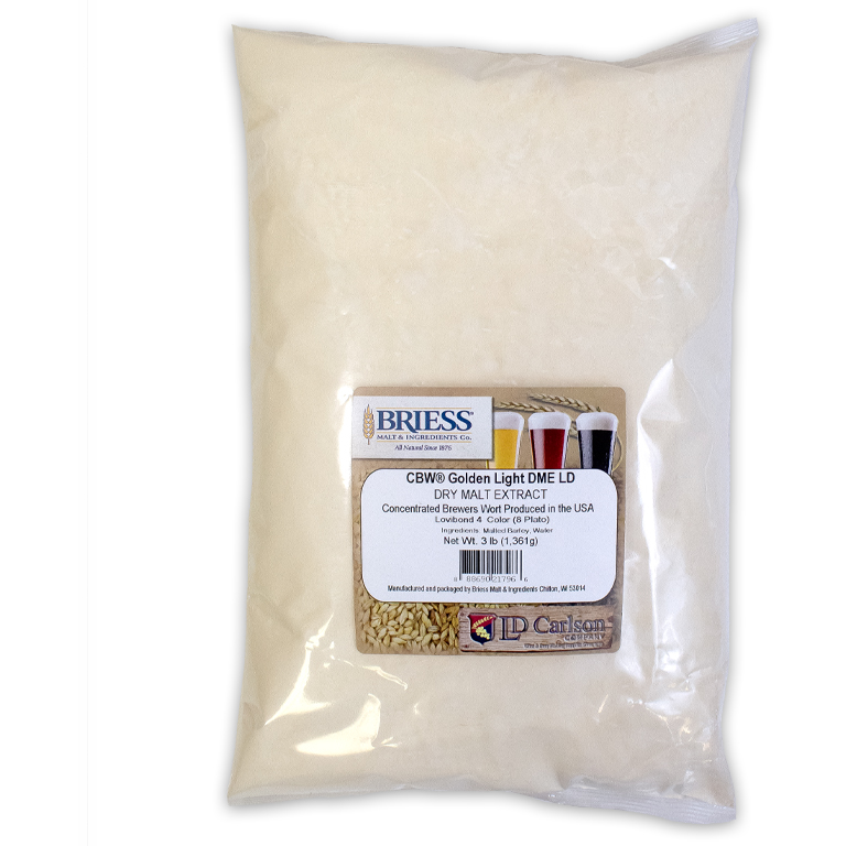 3 lb. Briess Golden Light Dry Malt Extract (DME)