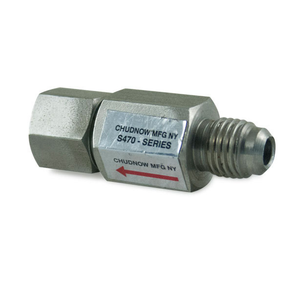Ball Lock Check Valve - 1/4 in. Male Flared Fitting (MFL)