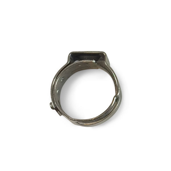 Stepless Hose Clamp - Range .425 - .524 in. OD Tubing (10.8 - 13.3 mm) - Stainless Steel Construction (Oetiker # 13.3)