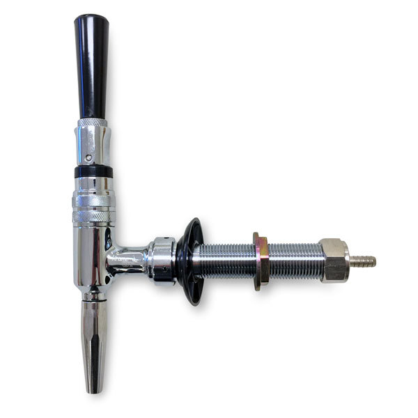 Stout Beer Faucet Assembly with 4 in. Shank for Kegerators/Keezers