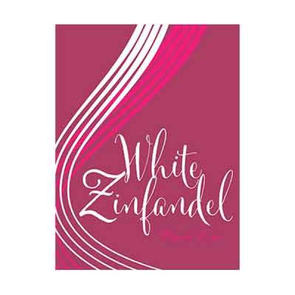 White Zinfandel Self Adhesive Wine Labels, pkg of 30