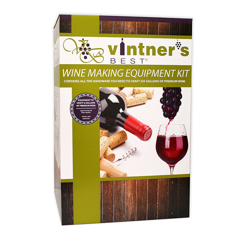 Vintners Best Deluxe Equipment Kit with Plastic Carboy
