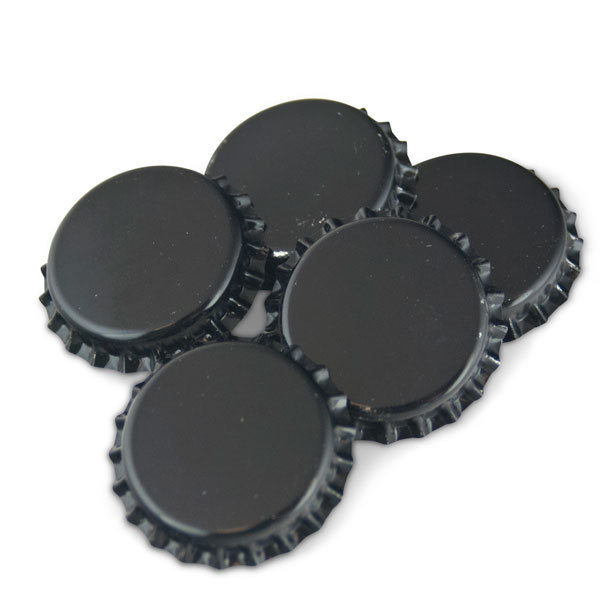 Black Bottle Caps O2 Barrier, 144 ct. (Crown Caps)