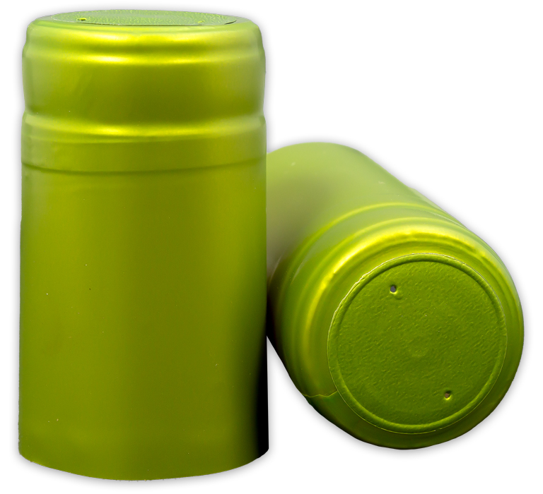 Lime Green Shrink Caps for Wine Bottles - Pack of 30