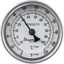1/2 in. MPT Dial Thermometer for Kettles - 3 in. Face