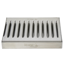 6 x 5 in. Brushed Stainless Steel Counter Mount Drip Tray