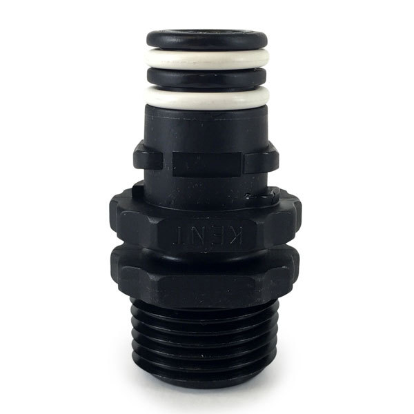 Quick Connect 3/8 in. NPT X Male (black) - Kent Systems