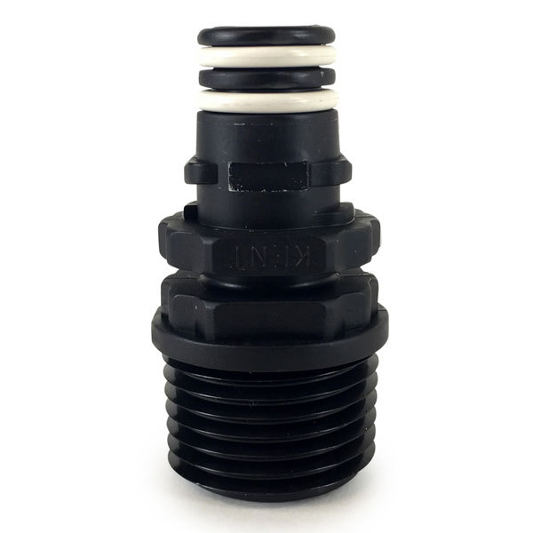 Quick Connect 1/2 in. NPT X Male (black) - Kent Systems