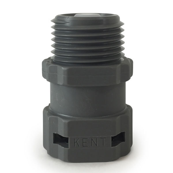 Quick Connect 3/8 in. NPT X Female shut-off (gray) - Kent Systems