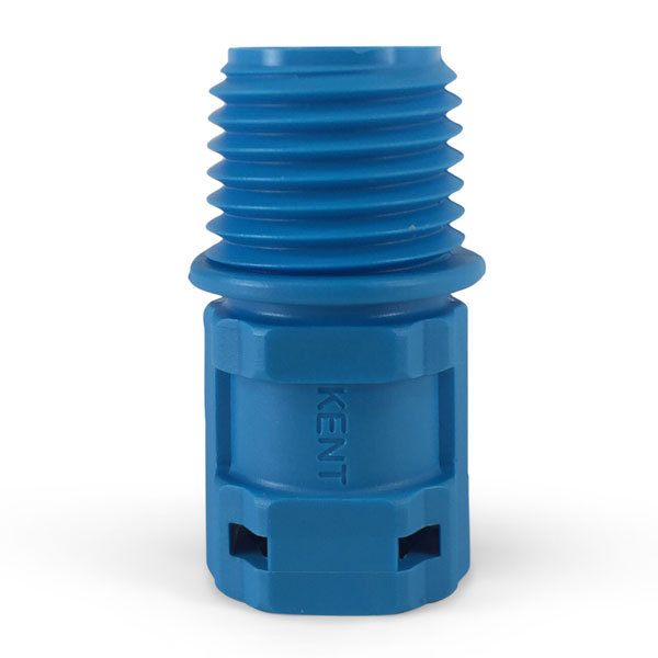 Quick Connect 1/4 in. NPT X Female shut-off (blue) - Kent Systems