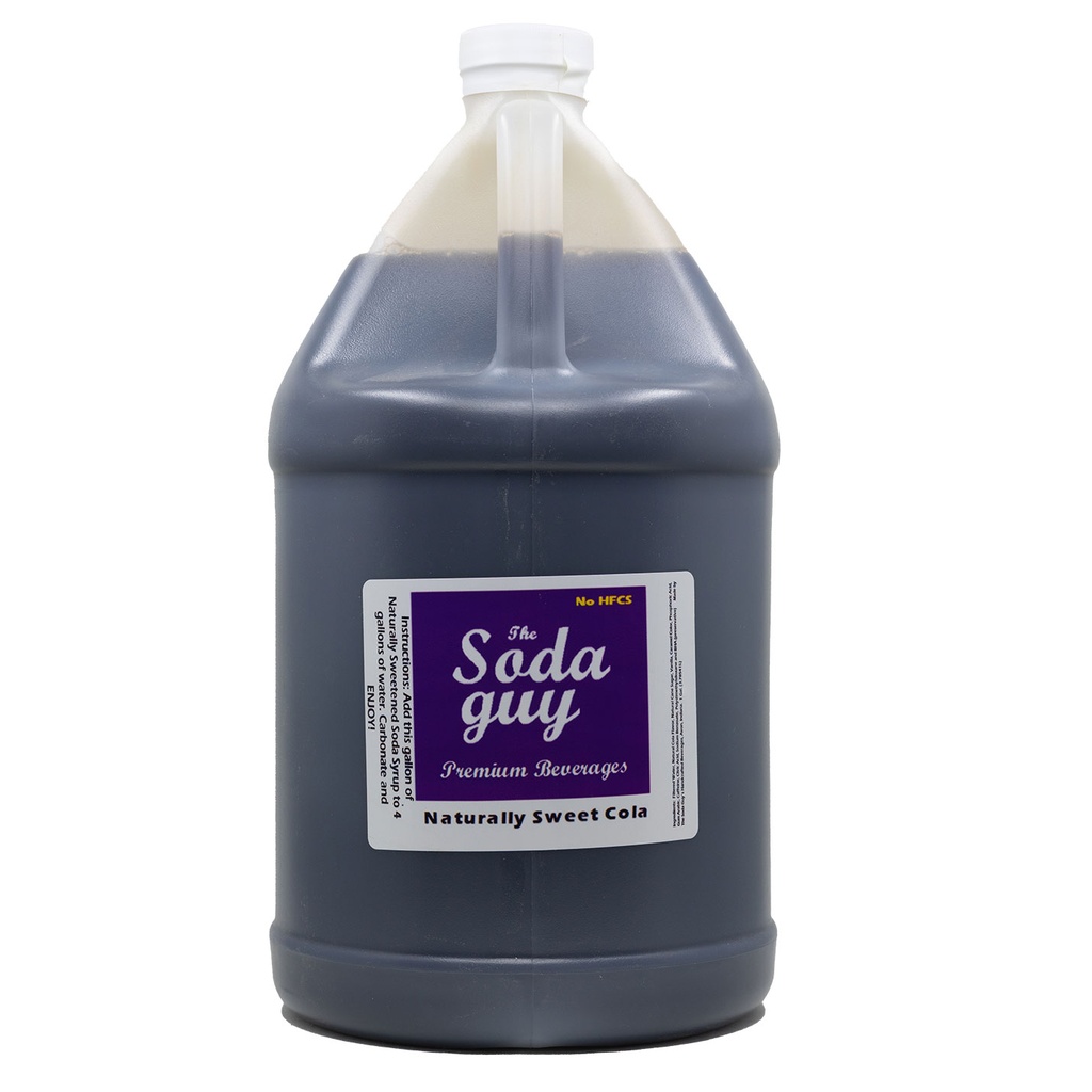 Cola Soda Syrup Concentrate (1 Gallon Jug) - Makes 5 Gallons