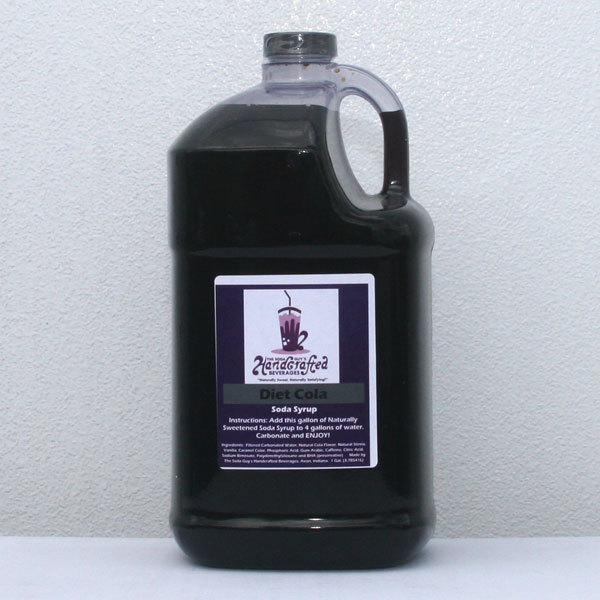 Diet Cola Soda Syrup Concentrate (1 Gallon Jug) - Makes 5 Gallons