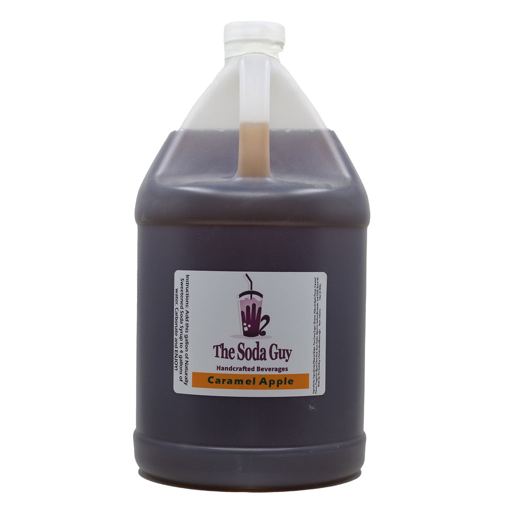 Caramel Apple Soda Syrup Concentrate (1 Gallon Jug) - Makes 5 Gallons