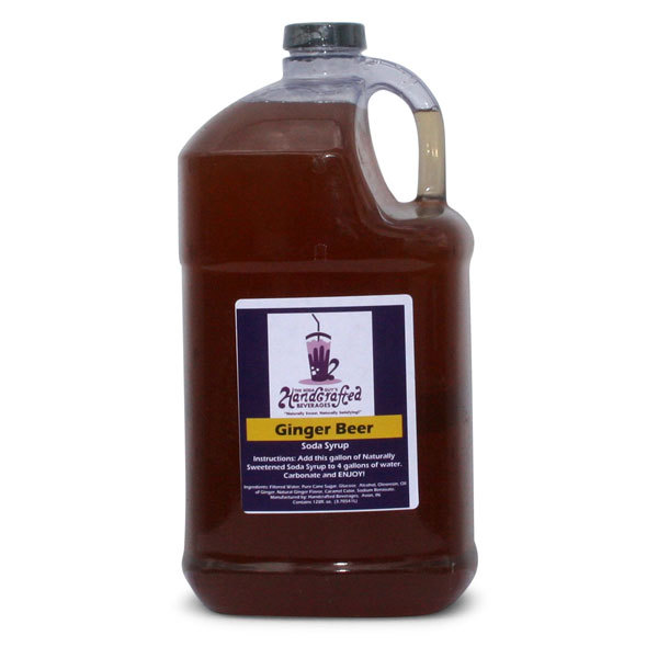 Ginger Beer Soda Syrup Concentrate (1 Gallon Jug) - Makes 5 Gallons