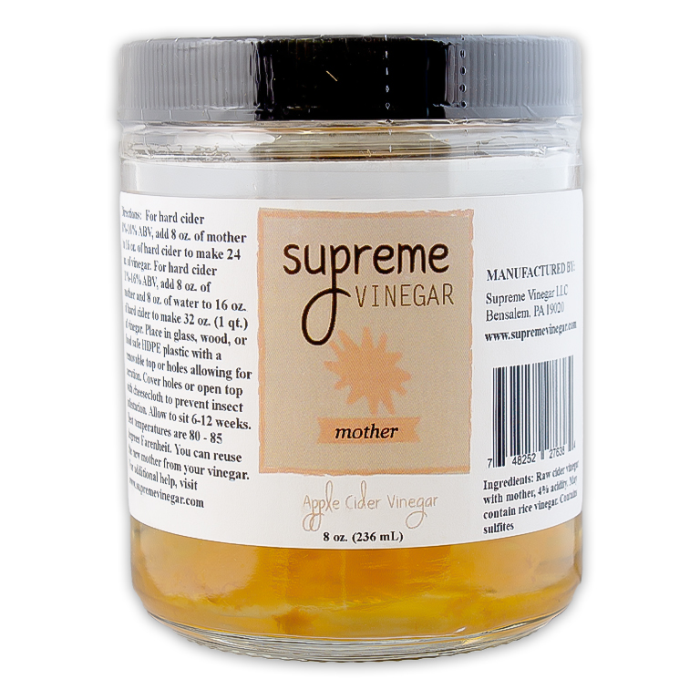 Apple Cider Mother of Vinegar, 8 oz.