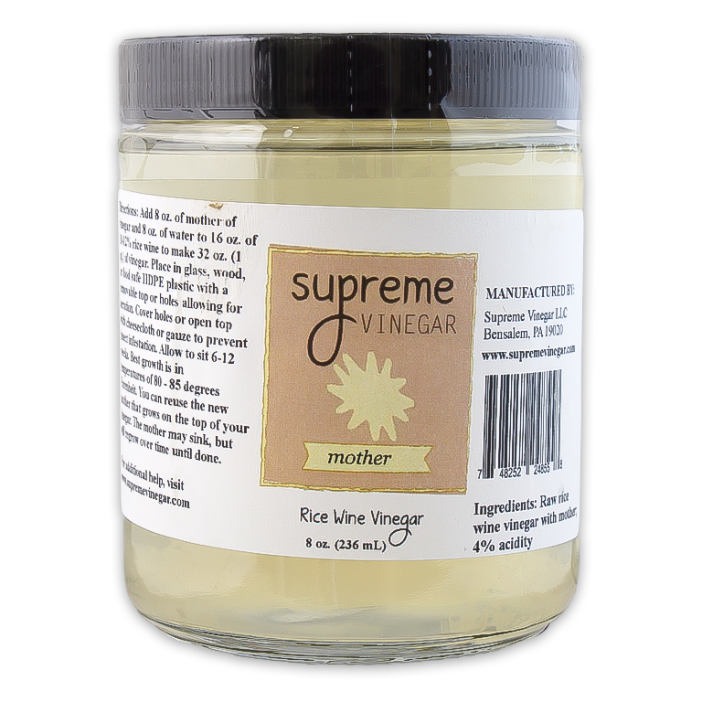 Rice Wine Mother of Vinegar, 8 oz.