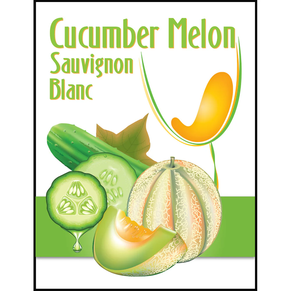 Cucumber Melon Mist Self Adhesive Lables, 30 pk
