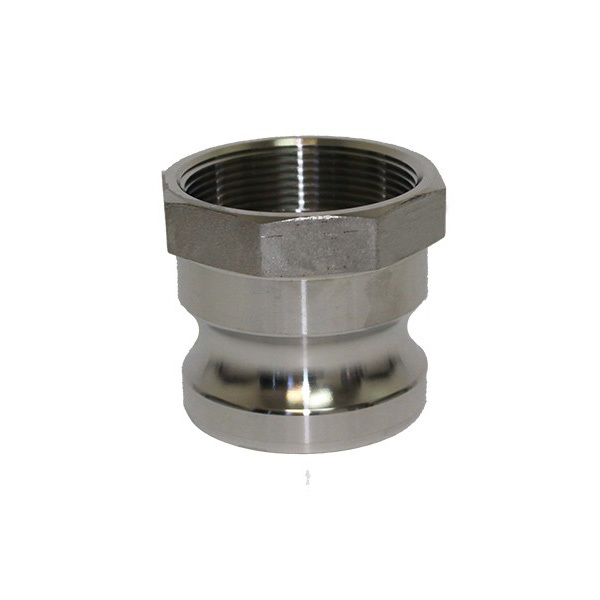 Male Camlock Disconnect x 1/2 in. FPT, 304 SS