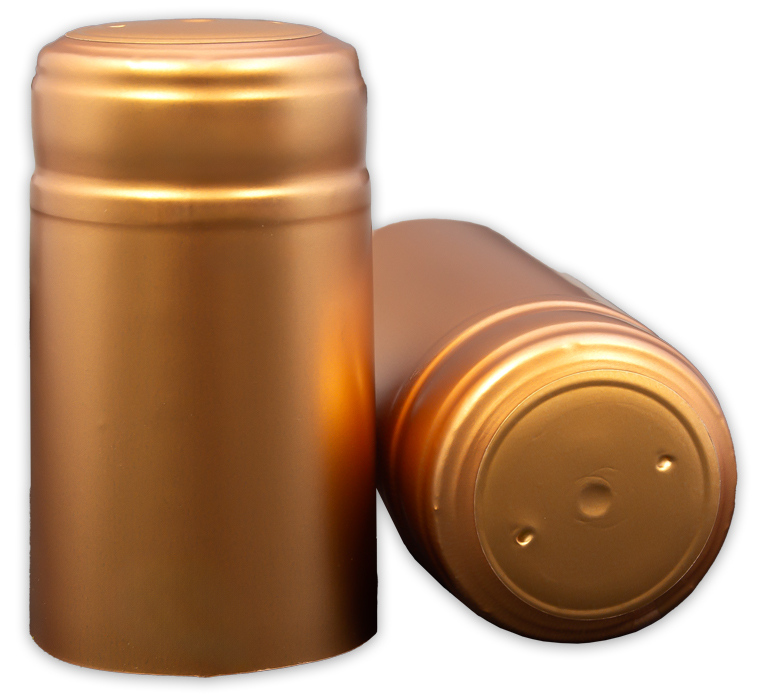 Bronze Shrink Caps for Wine Bottles - 500 Count
