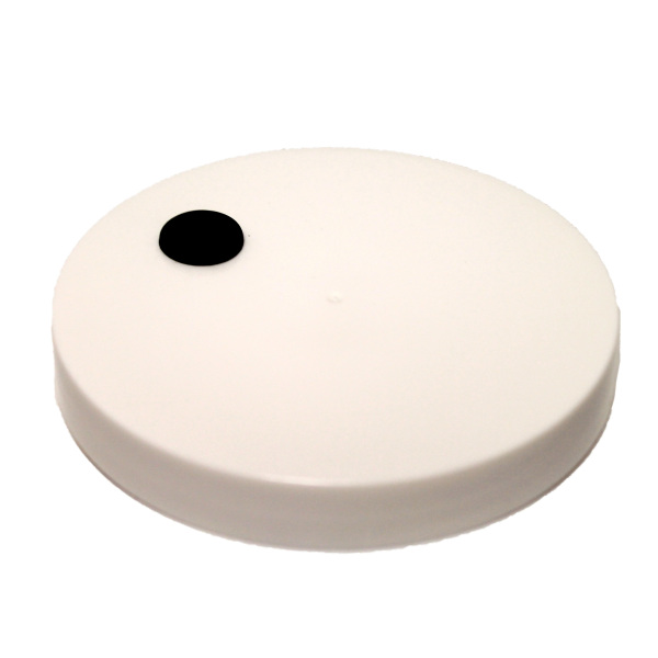 Grommeted Lid for Wide Mouth 1 Gallon Glass Jar
