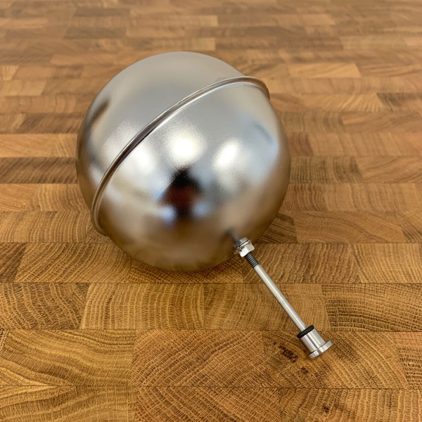 Stainless Steel Float Ball Assembly for the Enolmaster Overflow Vessel
