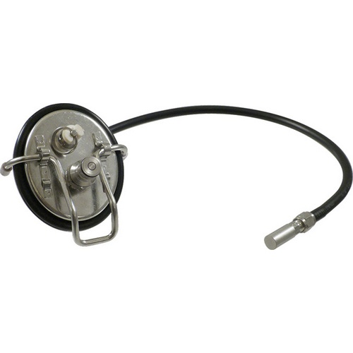 Carbonating Corny Keg Lid with Carb Stone - Beer Carbonator
